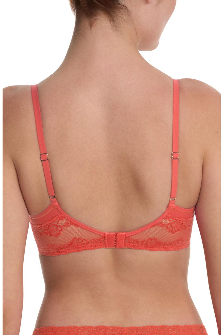 Bliss Perfection Comfort Underwire T-Shirt Bra, Alternate, color, Neon Coral