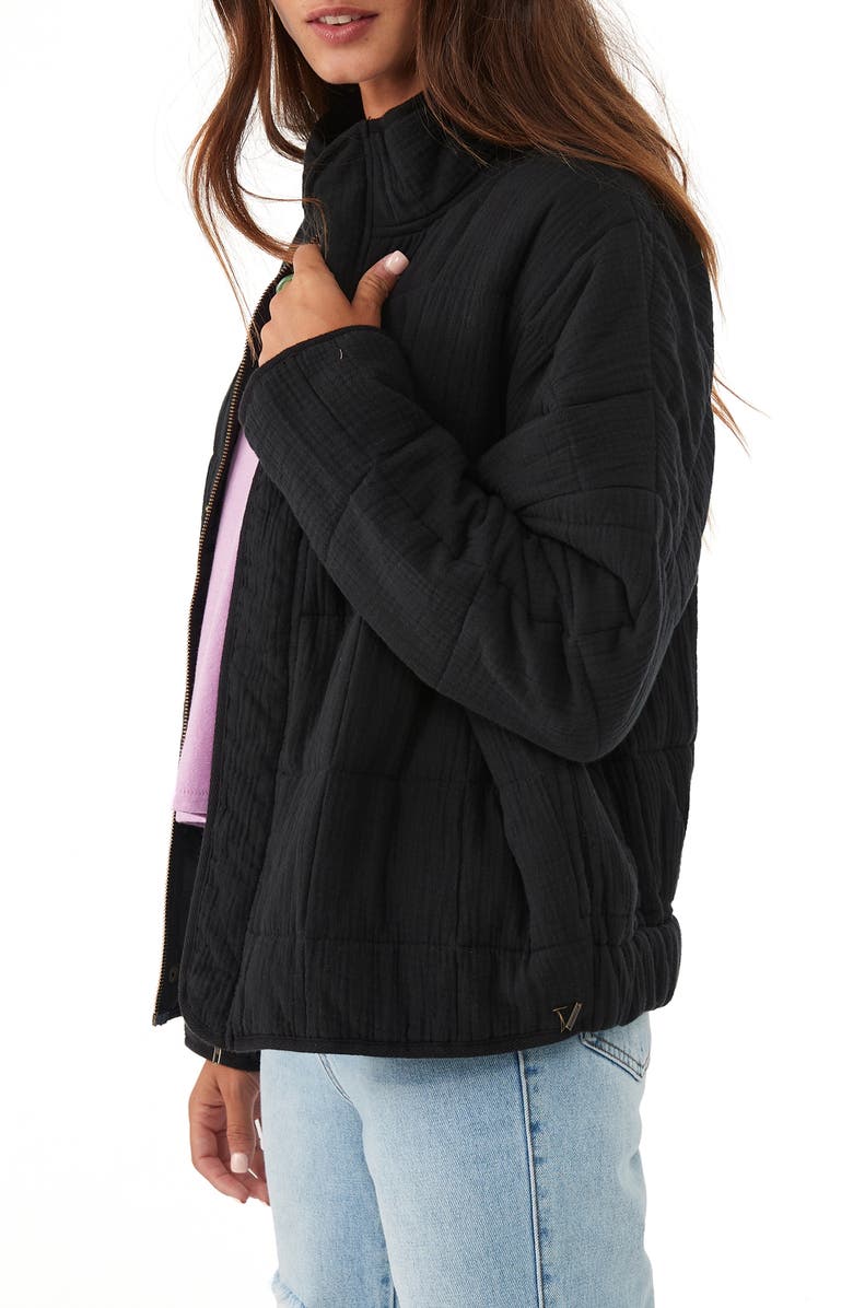 O'Neill Mabeline Double Cotton Gauze Jacket, Alternate, color,