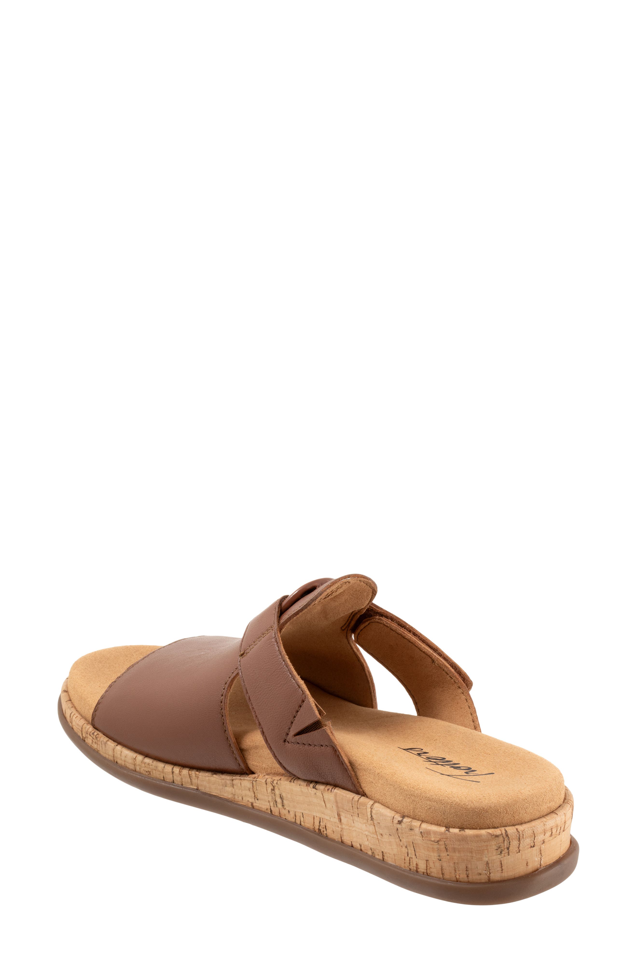 Ginnie Platform Wedge Slide Sandal, Alternate, color, LUGGAGE
