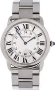 Pre-Owned Cartier Ronde Solo de Cartier Quartz Watch Stainless Steel 36