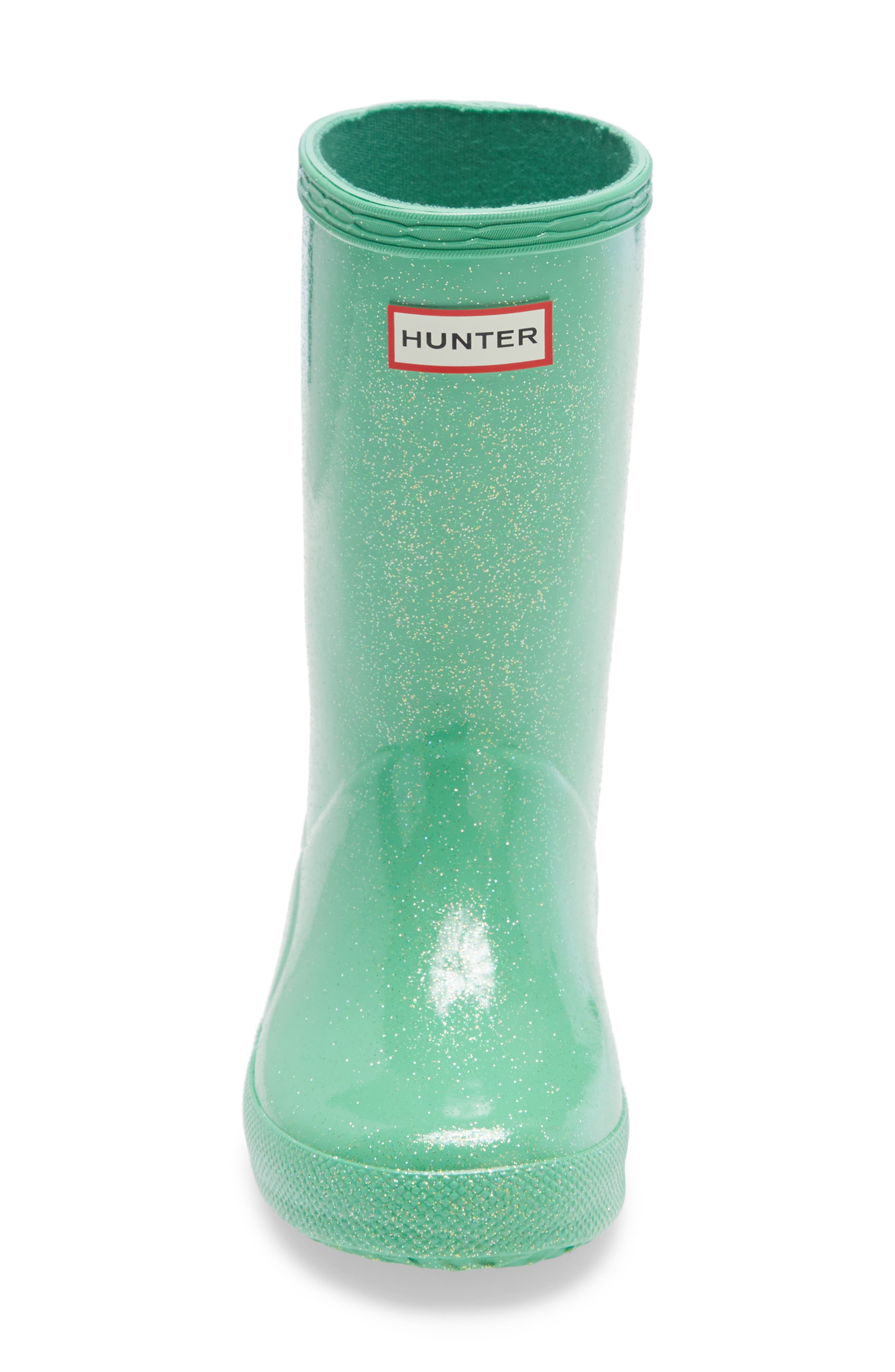 Kids First Classic Starcloud Glitter Rain Boot, Alternate, color, SEA NOODLE