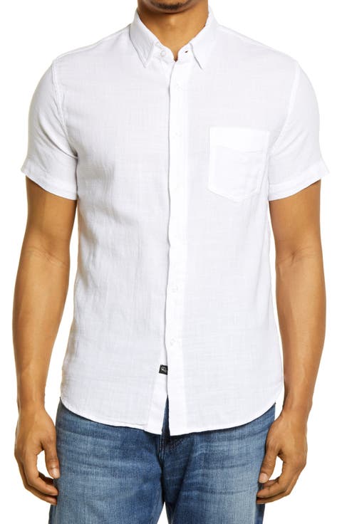 Fairfax Short Sleeve Button-Up Cotton Shirt