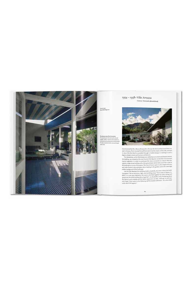 Gio Ponti Book, Alternate, color, White