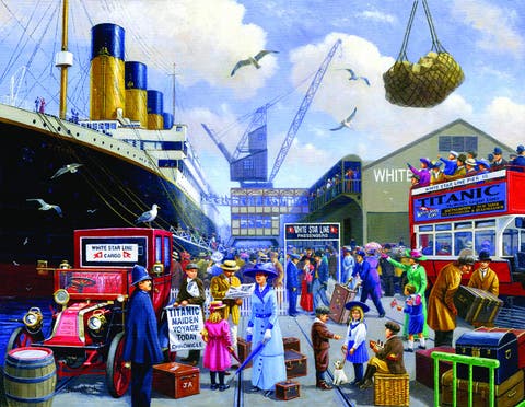 The Titanic 1000 piece Jigsaw Puzzle for Adults Large Pieces