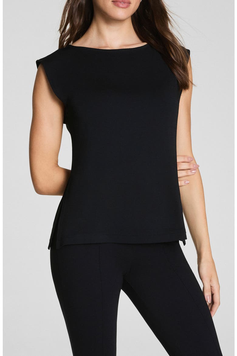 Sleek Jersey Top, Main, color, CLASSIC BLACK