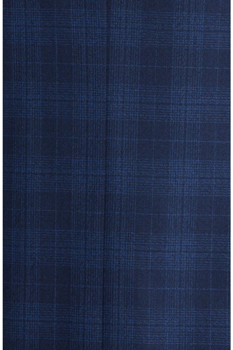 Siena Regular Fit Blue Plaid Wool Sport Coat, Alternate, color, DARK BLUE