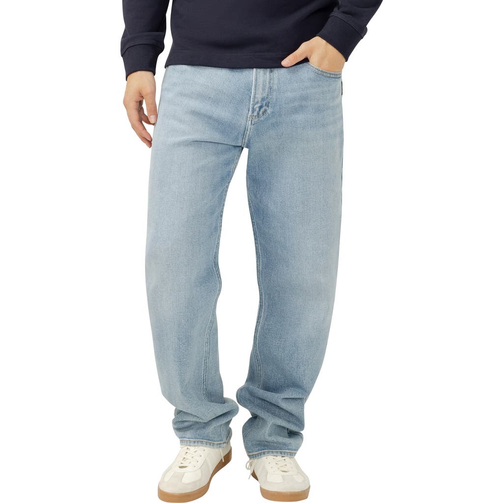 Silver Jeans Co. Gordie Relaxed Fit Straight Leg Jeans In Blue