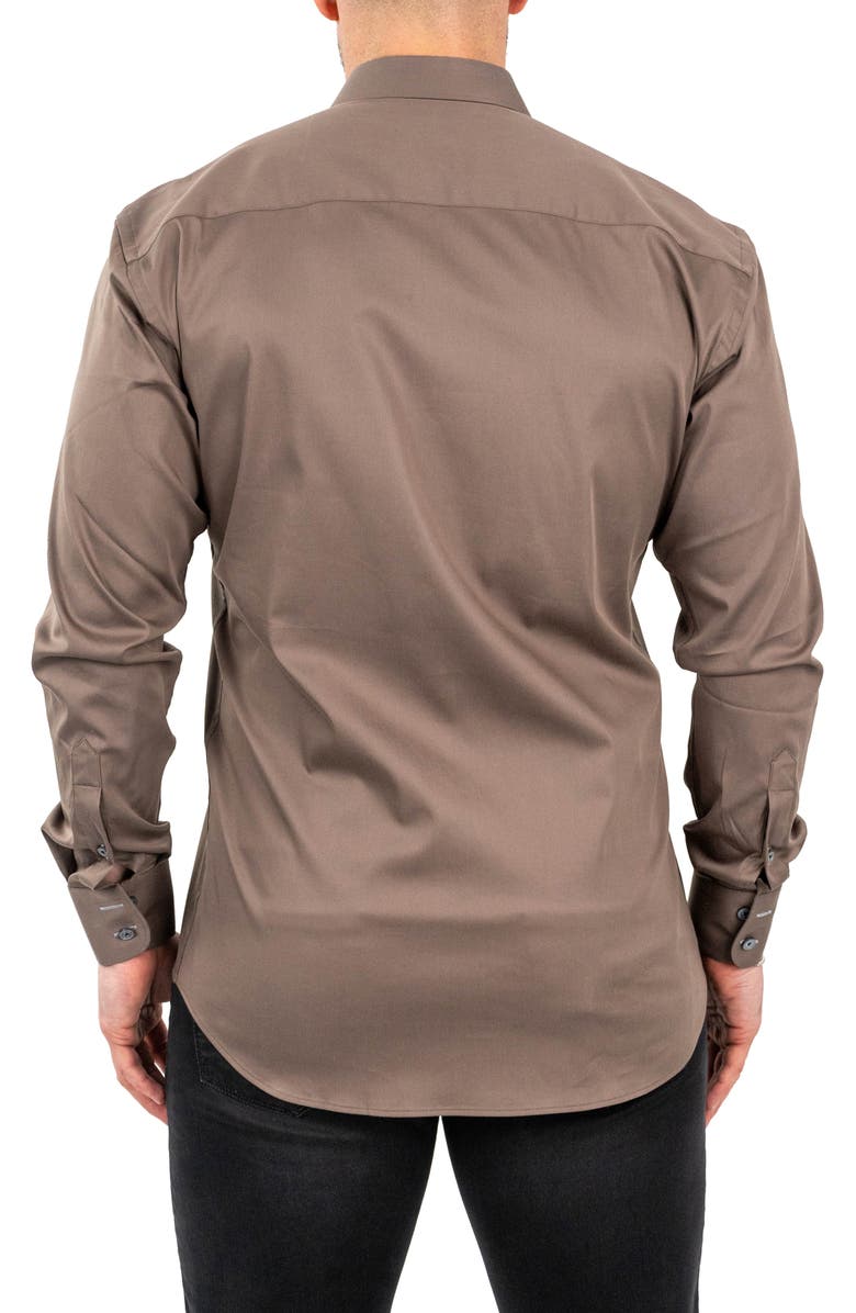 Maceoo Einstein StretchSolid Button-Up Shirt, Alternate, color, 