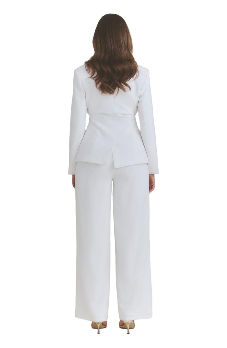 Six Stories Asym Tailored Jacket, Alternate, color, White