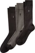 Polo Ralph Lauren Assorted 3-Pack Bird's Eye Socks