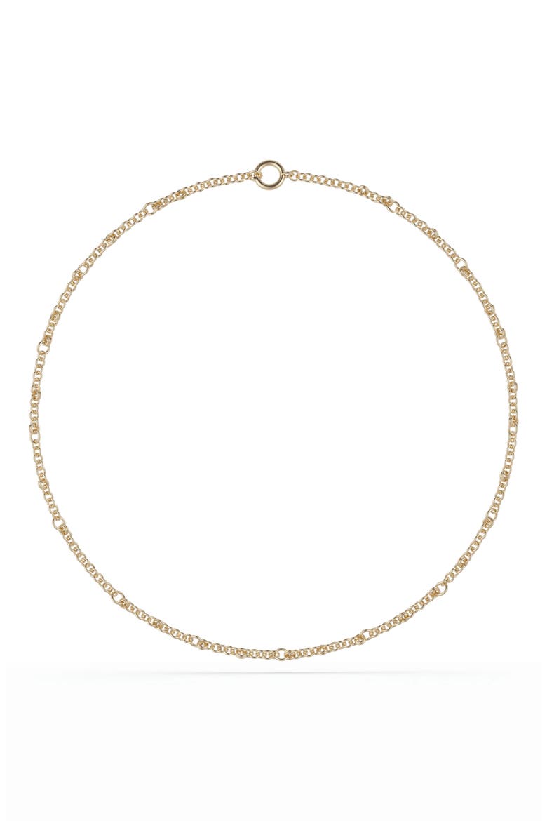 Gravity Chain Necklace, Main, color, YELLOW GOLD