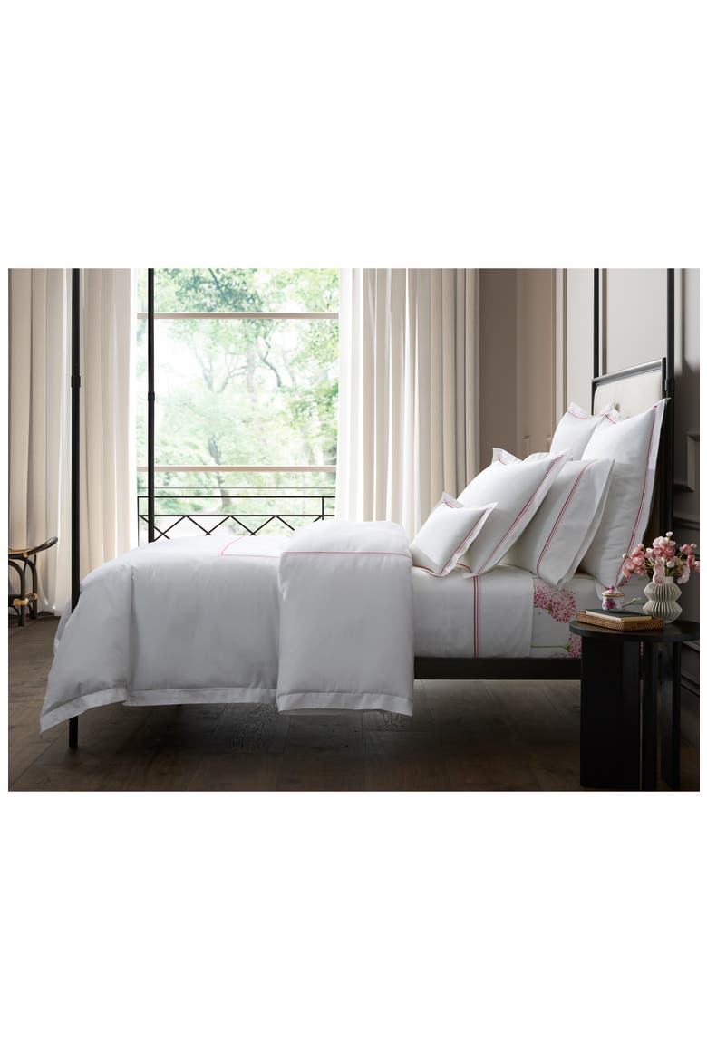 Set of 2 Amara Triple Pearl Embroidered Cotton Pillowcase, Alternate, color, PARADISE