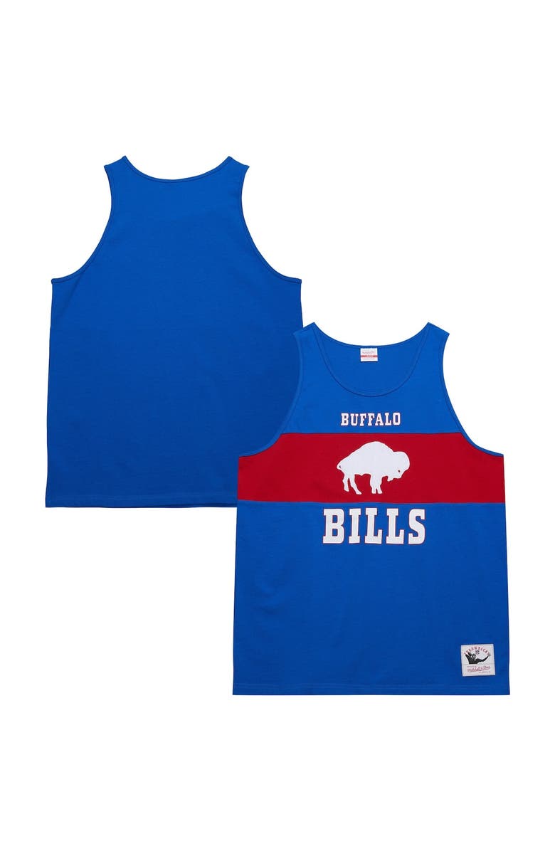 Mitchell & Ness Men's Mitchell & Ness Royal Buffalo Bills Retro Colorblock Tank Top, Main, color, Royal