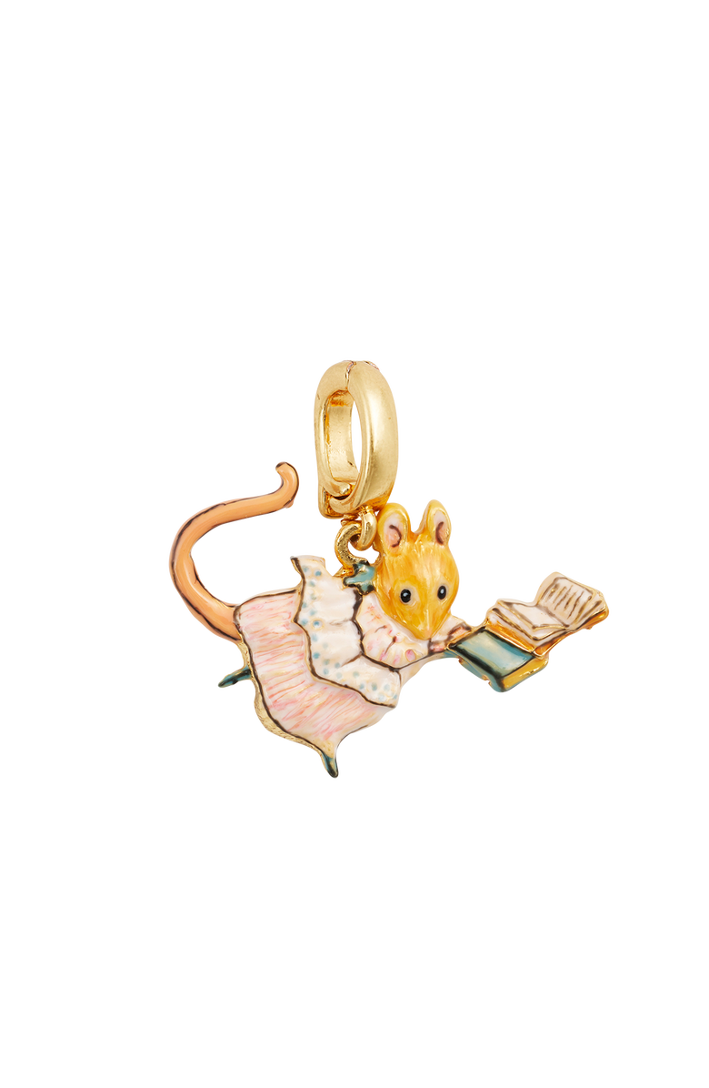 Fable England x Peter Rabbit Appley Dapply Book Charm, Main, color, Gold