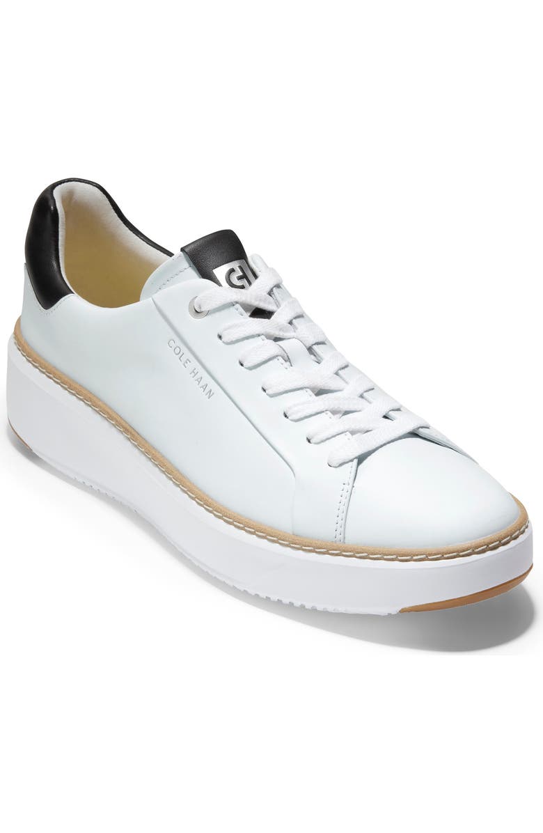 Cole Haan GrandPro Topspin Sneaker, Main, color, Black/ Ivory/ Cyber Yellow