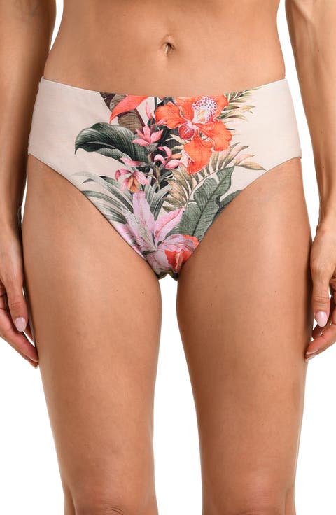 Courtyard Palms Mid Rise Bikini Bottoms