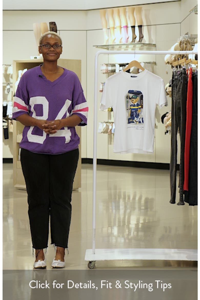 Polo Bear Graphic Cotton Jersey T-Shirt video