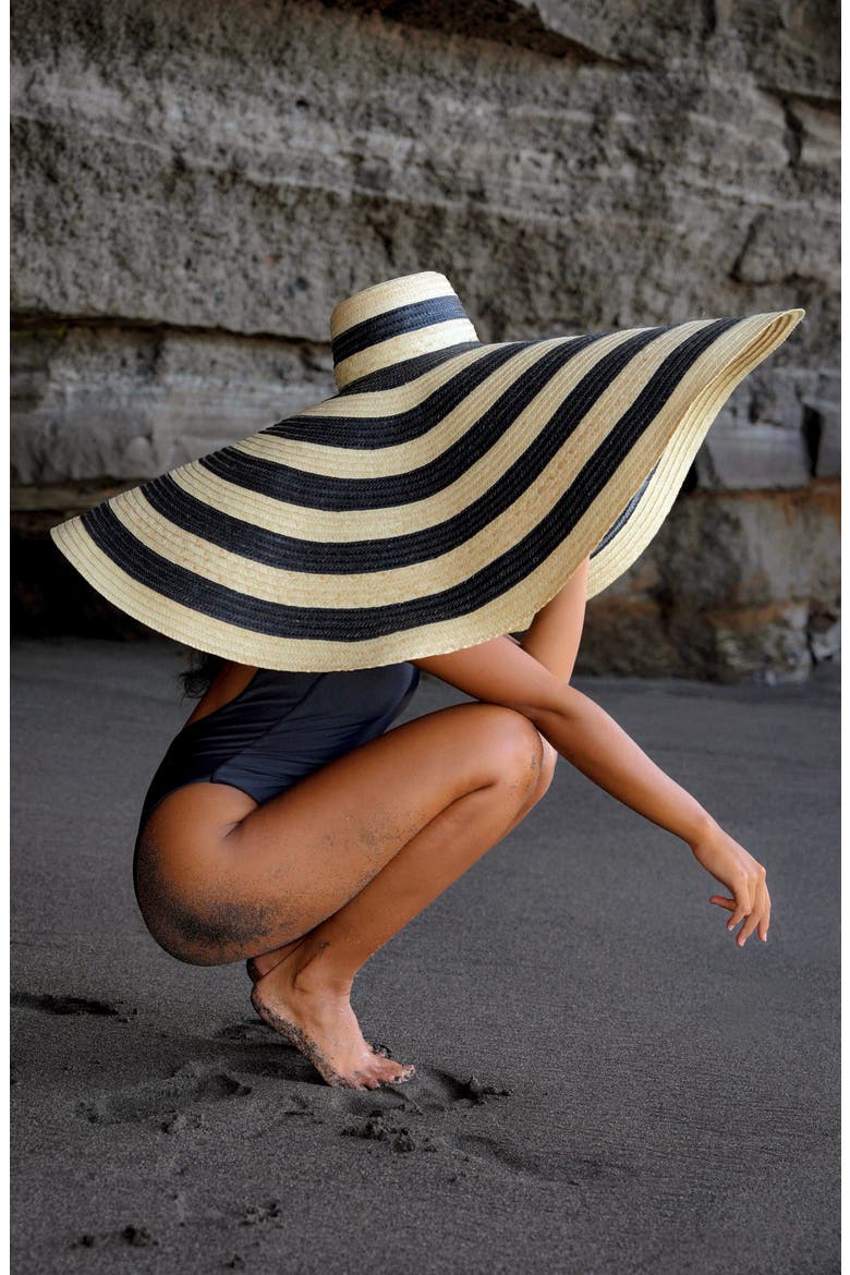 The Jupiter Open-back Recycled One-piece Swimsuit, Alternate, color, Black