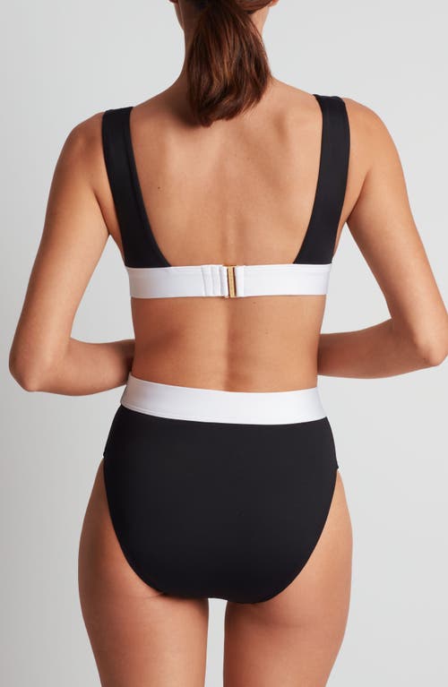 Ralph Lauren Lauren Banded High Waist Bikini Bottoms