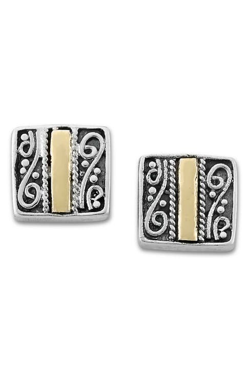 Square Stud Earrings