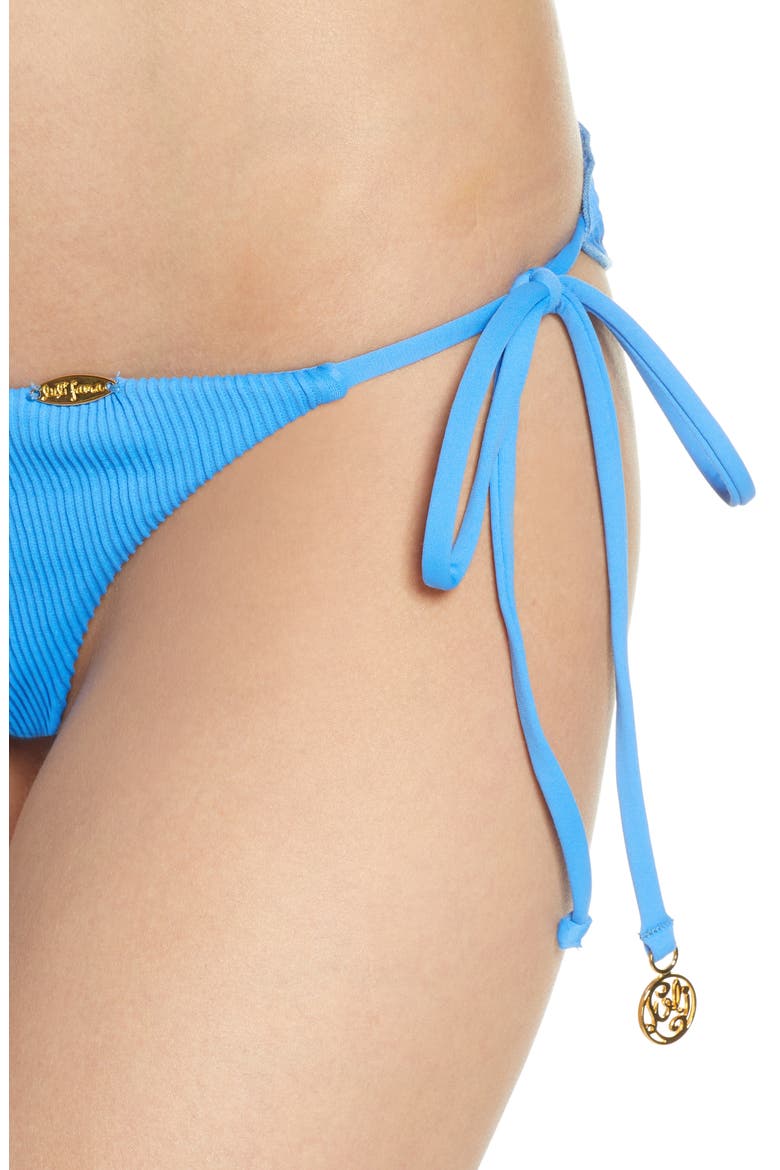 Side Tie Brazilian Bikini Bottoms, Alternate, color, MARINA
