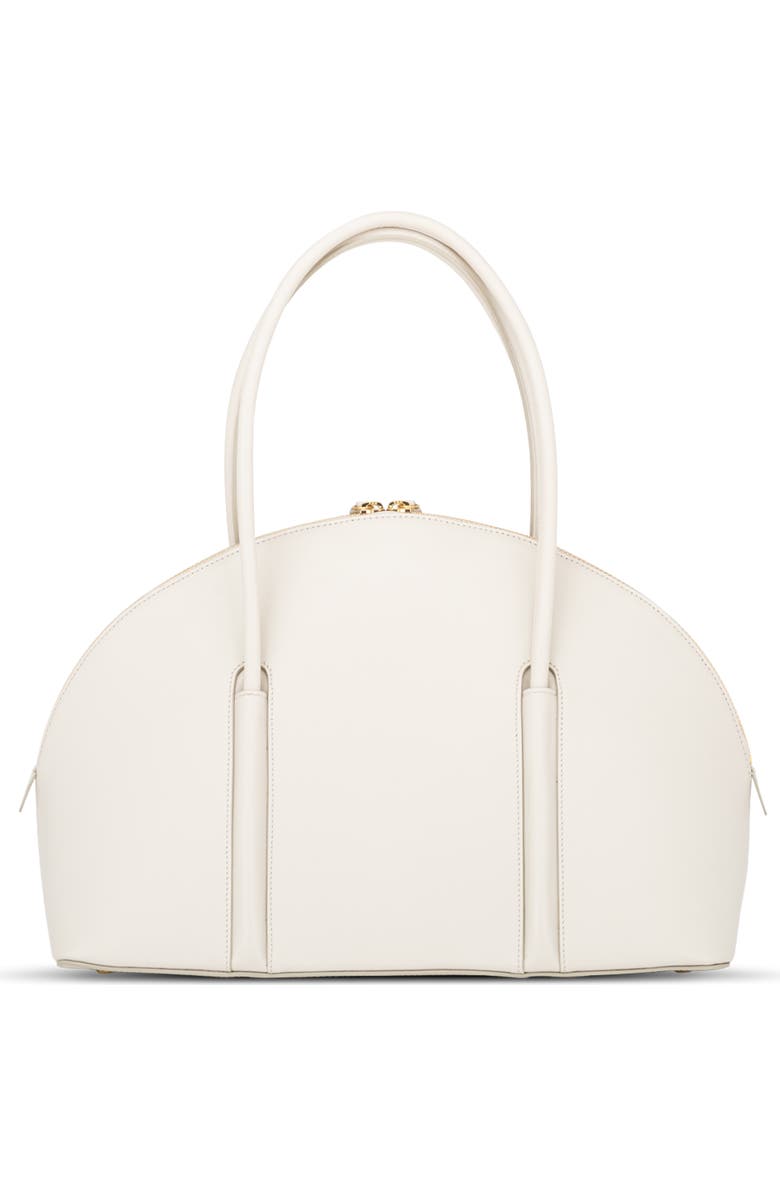 Aranyani Kiko Monogram Debossed Top-Handle Bag, Alternate, color, Sand
