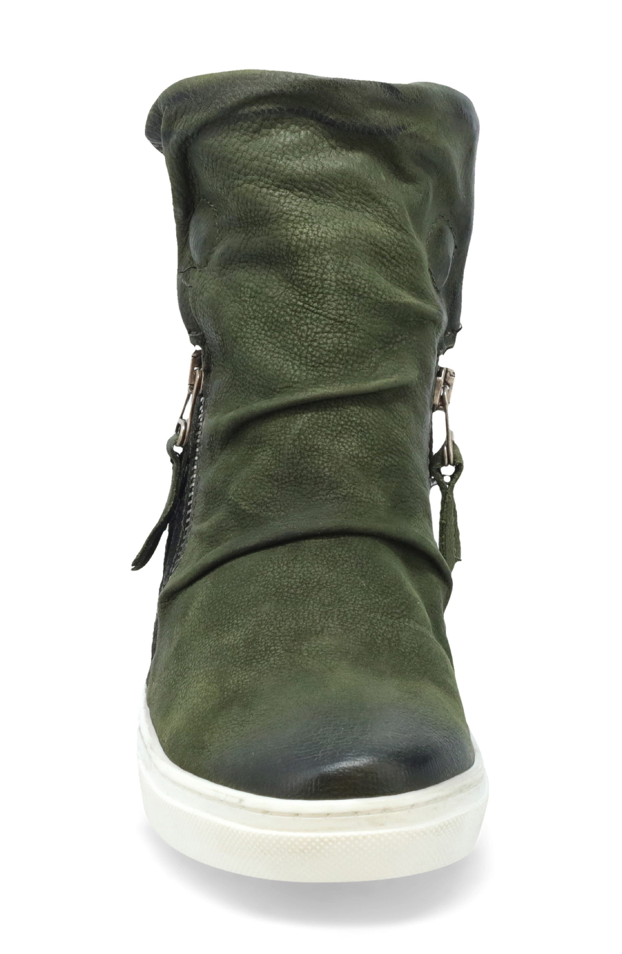 Lavinia Sneaker Boot, Alternate, color, FOREST LEATHER