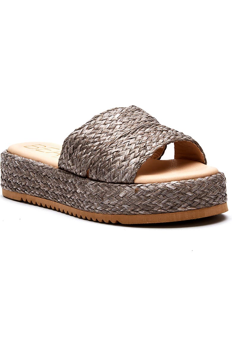 Coconuts by Matisse Layback Platform Espadrille Slide Sandal, Main, color, Mushroom