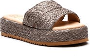 Coconuts by Matisse Layback Platform Espadrille Slide Sandal