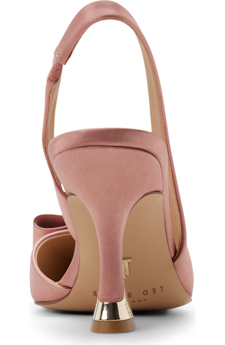 Ted Baker London Lola Bow Half d'Orsay Pump, Alternate, color, Dark Rose