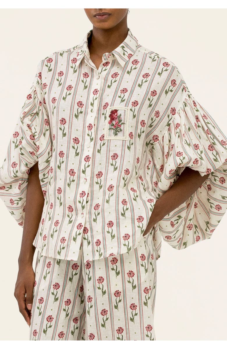 Agua by Agua Bendita Agar Quebrada Blouse, Alternate, color, Multi