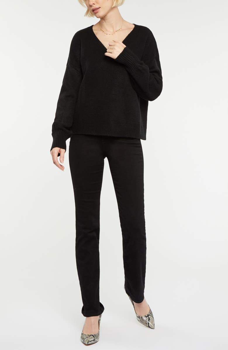 NYDJ V-Neck Sweater, Alternate, color, 