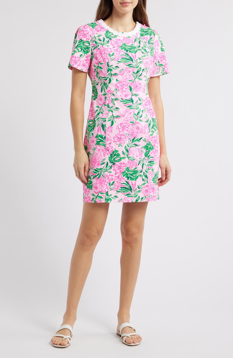 Lilly Pulitzer<sup>®</sup> Mila Print Stretch Sheath Dress, Main, color, 