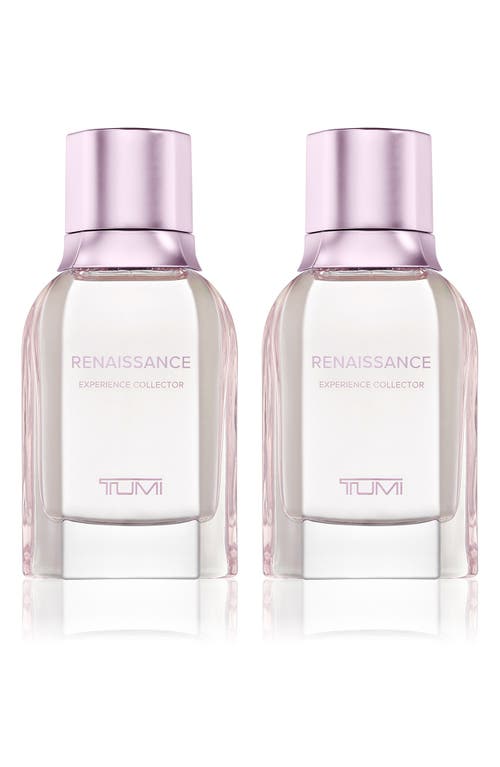 Tumi Renaissance Experience Collector Extrait De Parfum Duo $190 Value In Transparent