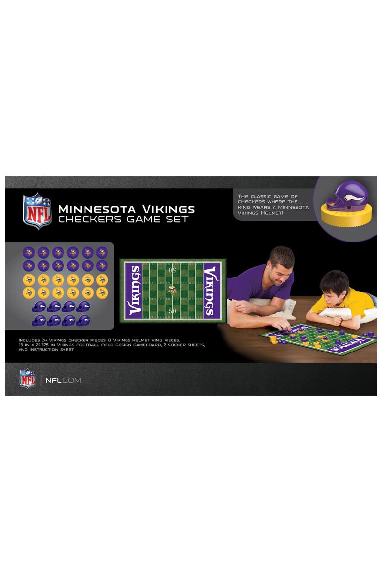Minnesota Vikings Checkers Board Game, Alternate, color, Multicolor