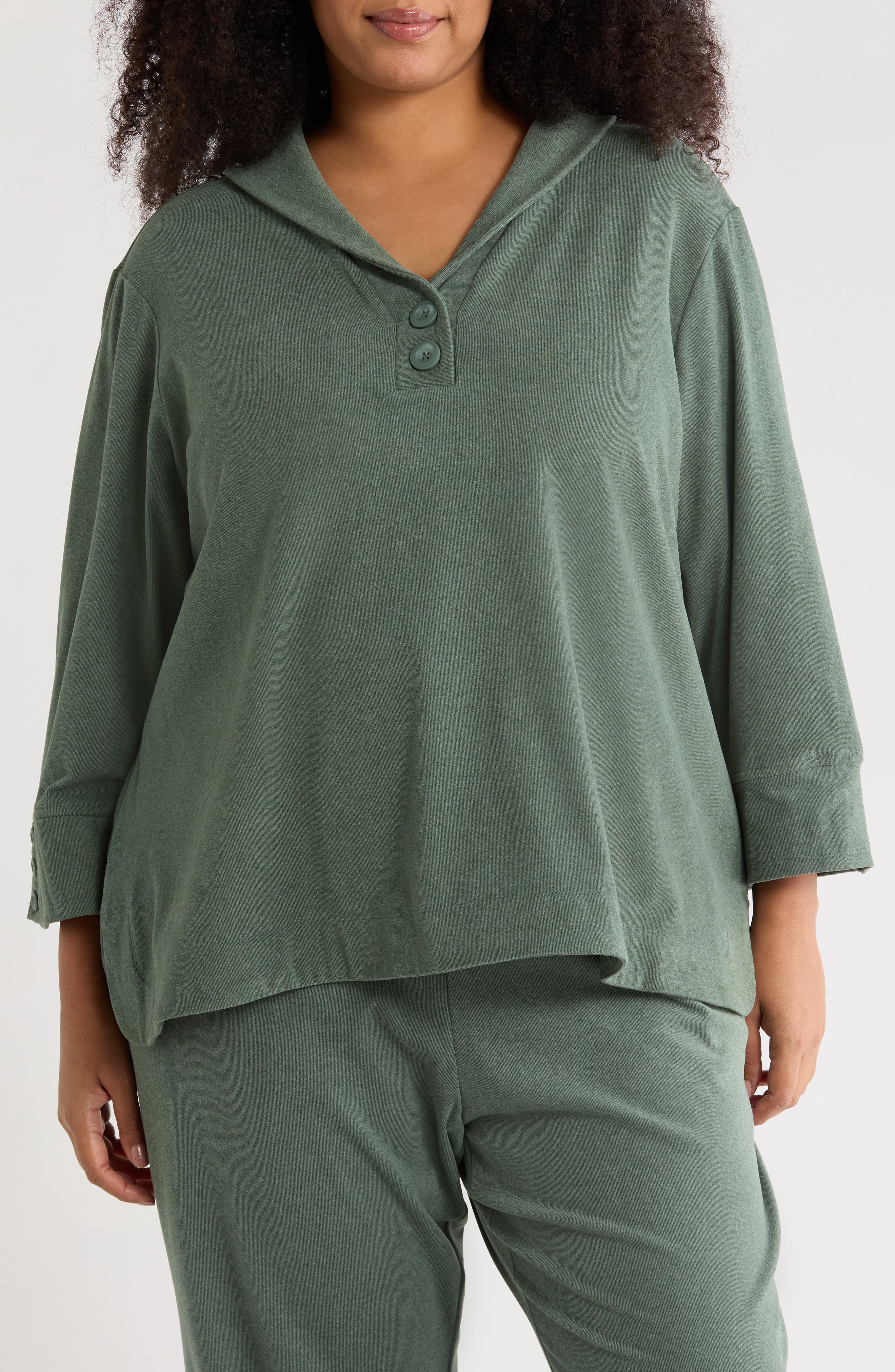 RUBY RD Shawl Collar Soft Ribbed Pullover (Women) | Nordstromrack