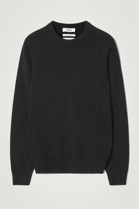 Seamless Cashmere Crew-Neck Sweater