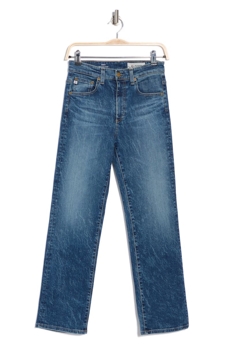 AG Rhett High Waist Straight Leg Jeans, Alternate, color, 