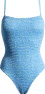 Kulani Kinis Smocked Low Back One-Piece Swimsuit