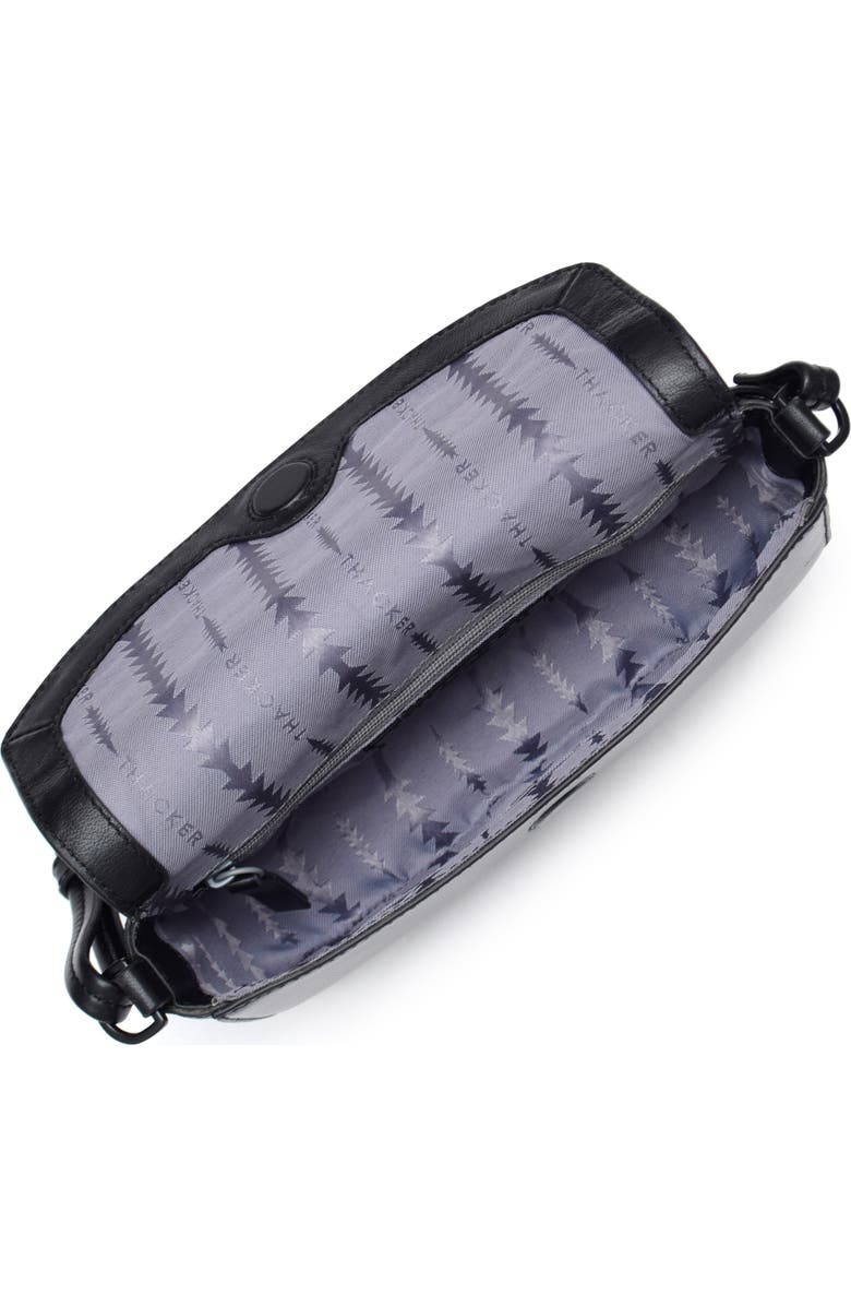 Thacker Taya Flap Crossbody Bag, Alternate, color, Black