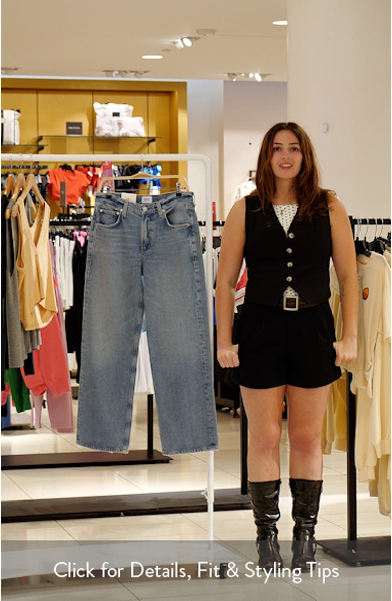 Lindz Low Rise Easy Straight Leg Jeans, sales video thumbnail