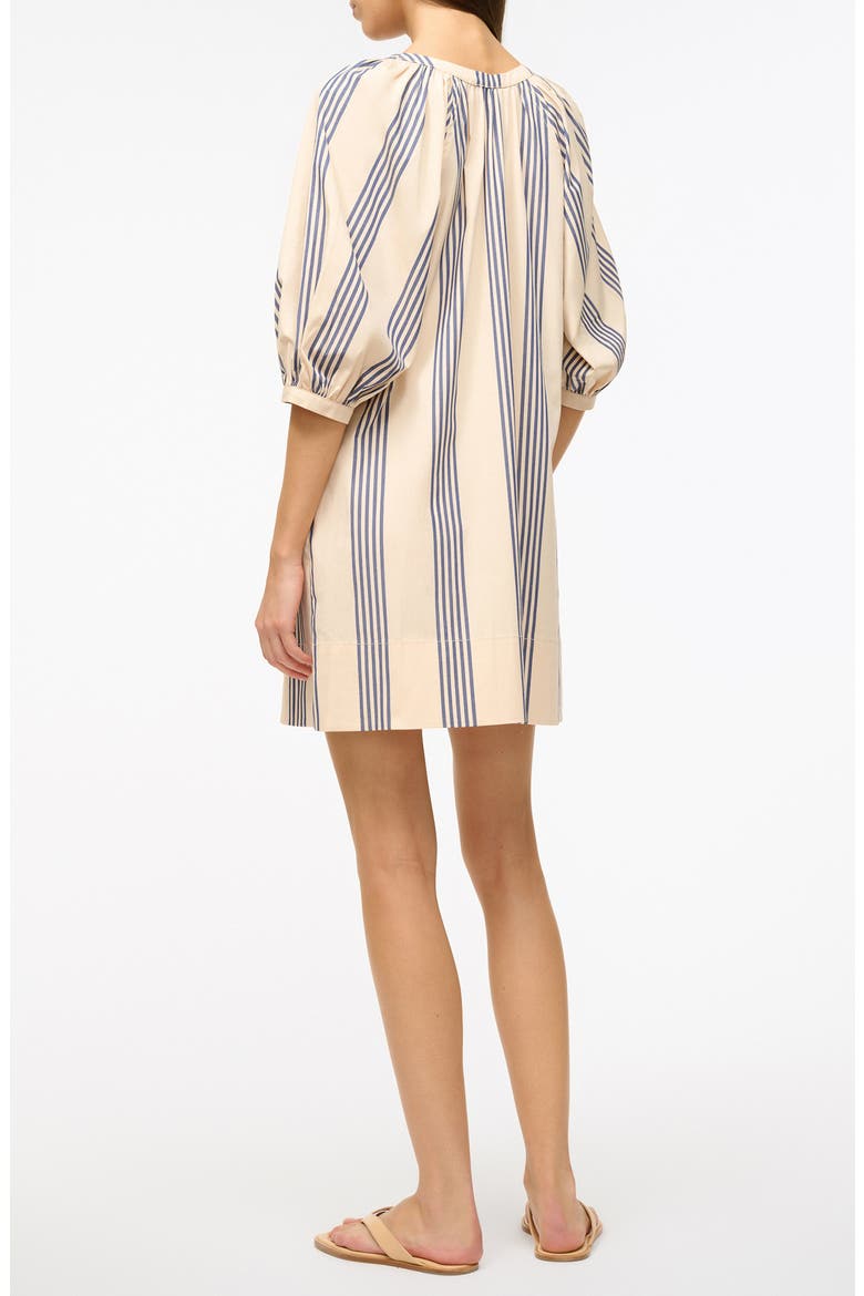 Vincent Stripe Shirtdress, Alternate, color, IVORY/ BLUE