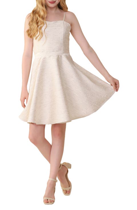 Fit and Flare Party Dress in Longer Length