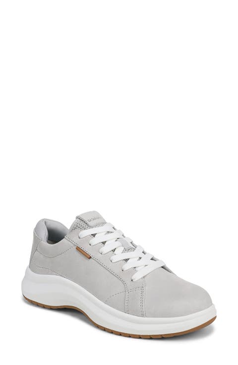 Feel Good Plantar Fasciitis Leather Sneaker (Women) - Wide Width Available