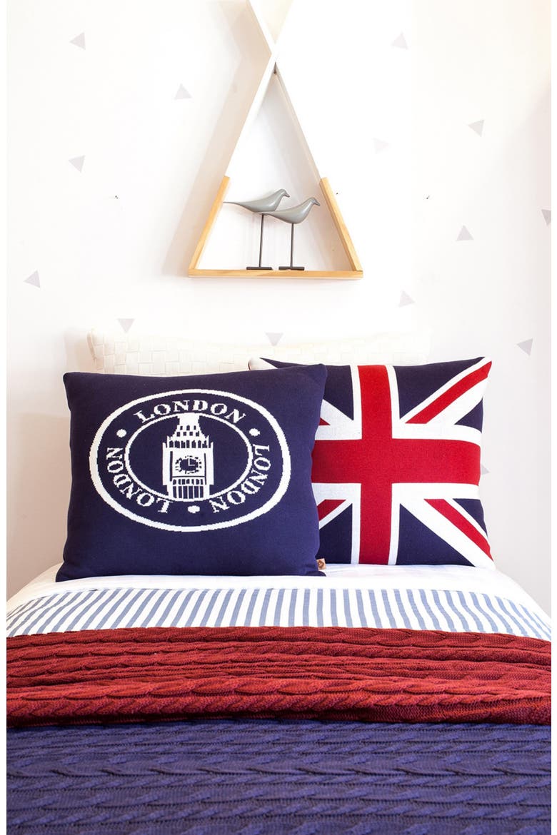 London Seal Accent Pillow, Alternate, color, MULTI