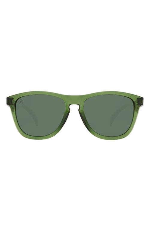 Blenders Eyewear 53.5mm L-series Polarized Square Sunglasses In Green