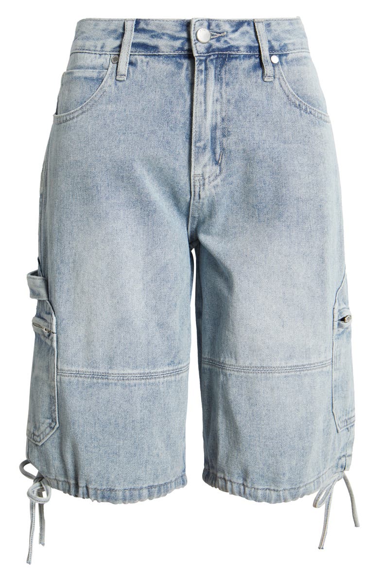 PTCL Sabrina Baggy Denim Cargo Shorts, Alternate, color,