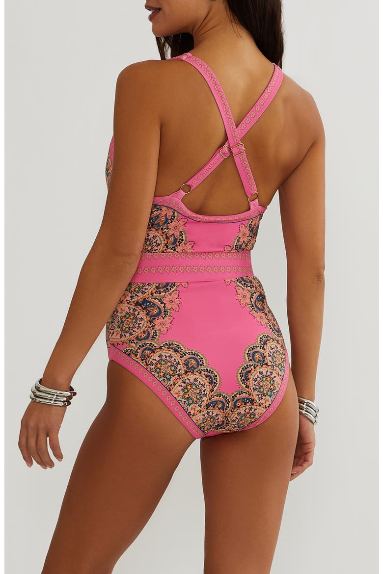 Rossi One-Piece Swimsuit, Alternate, color, CAPRI SOLE