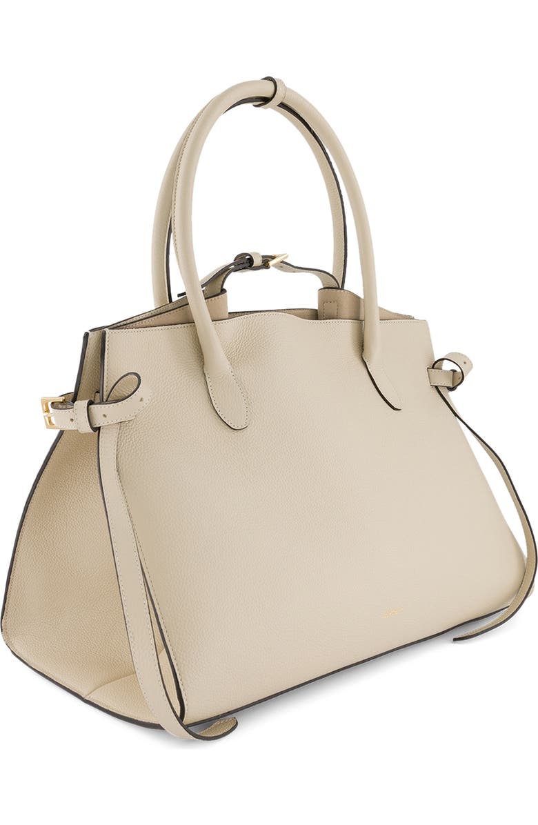 Ree Projects Large Bette Leather Tote, Alternate, color, Beige