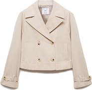 Cropped Trench Jacket ロル ジャケット Amazon.com: Women Short Trench Jacket with Belt Button Lapel